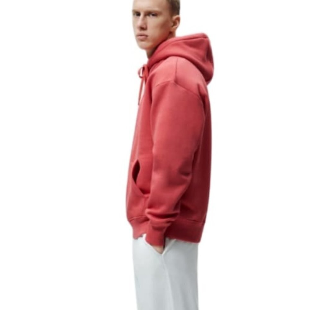 ZARA BASIC HOODIE SWEATSHIRT RASPBERRY | 0761/410 - Picture 4 of 5